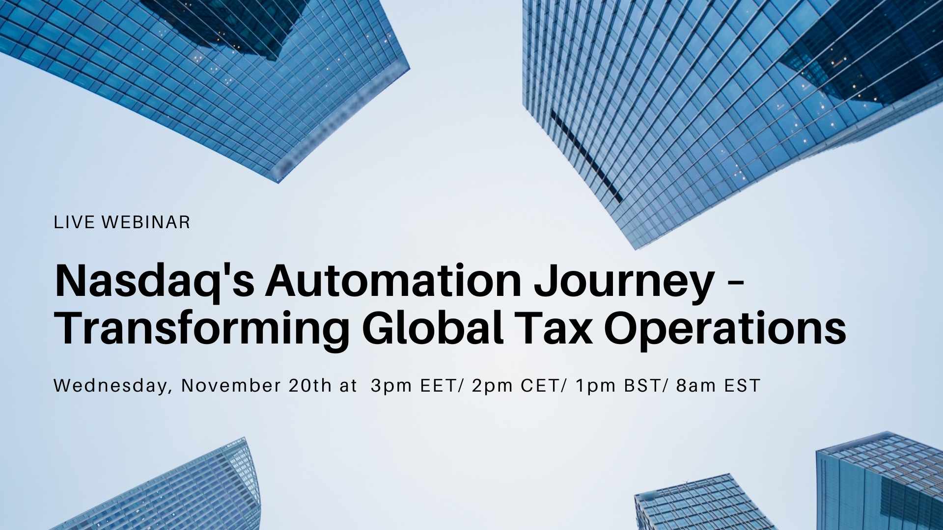 Nasdaq's Automation Journey For Tax Operations