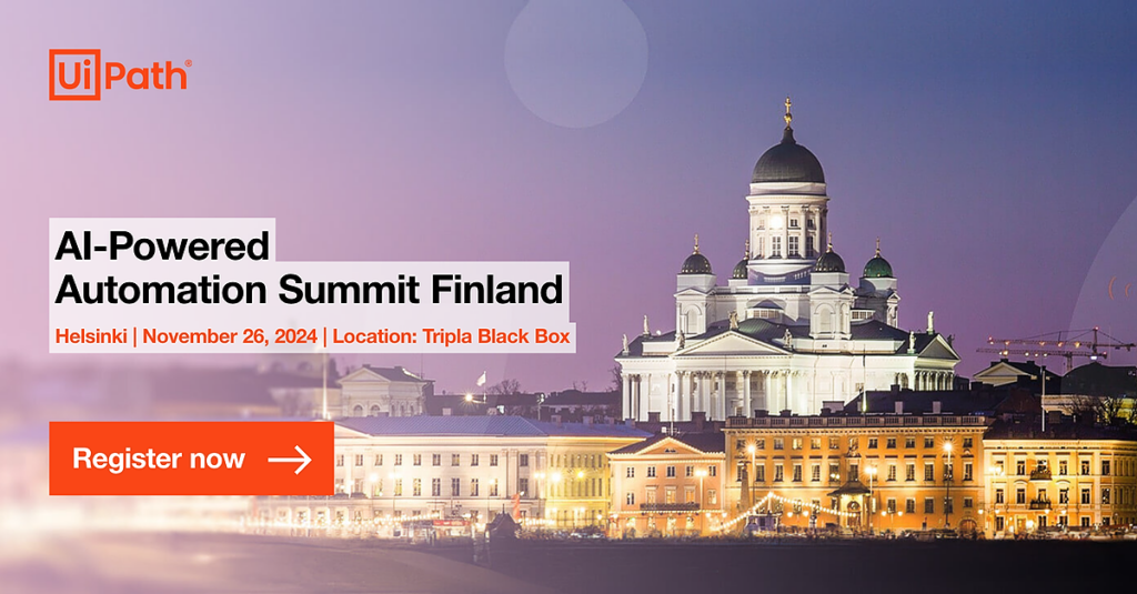 UiPath's Al-Powered Automation Summit Finland