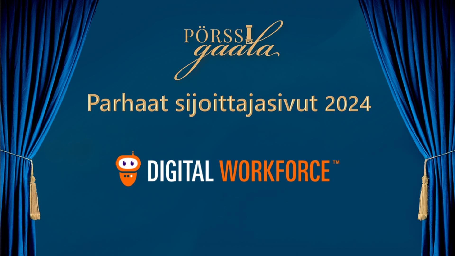 Digital Workforce Services Oyj Wins Best Investor Website Award at the Pörssigaala